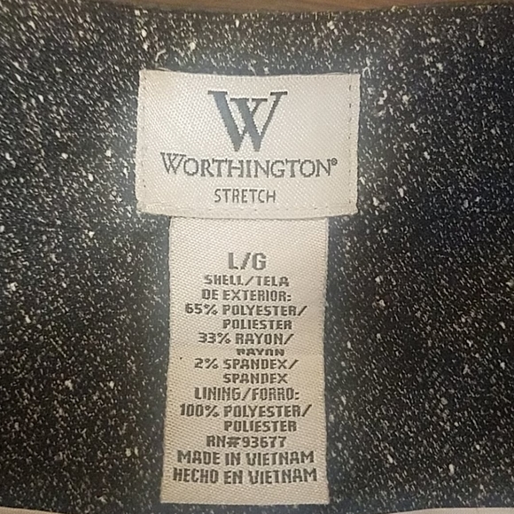 Worthington Lg blazer 3/4 sleeves - Picture 6 of 7